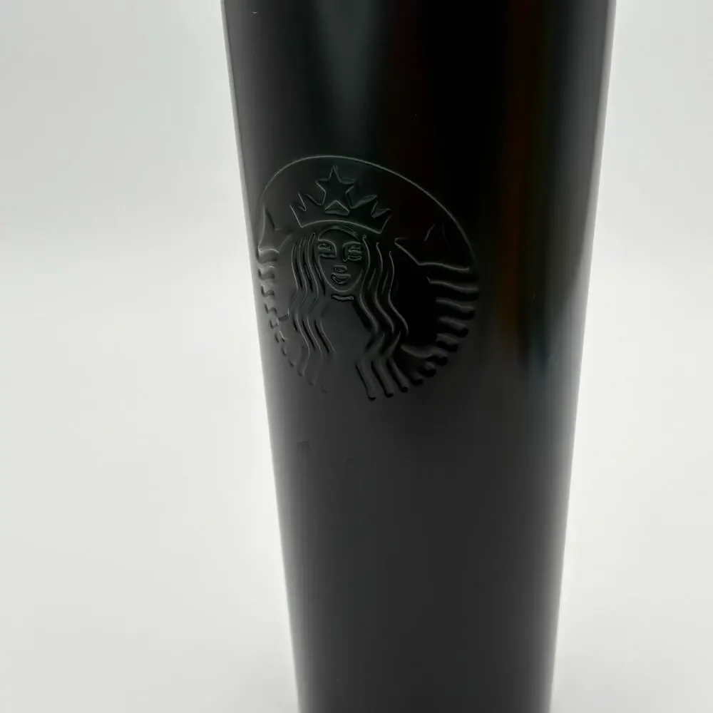 Starbucks 2020 Holiday Dark Green Black Gradient Matte Venti Tumbler 24oz